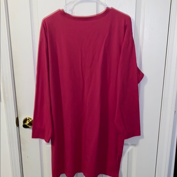 Vintage 1998 Victoria's Secret Long Sleeve Sleep Shirt Size Medium - Picture 7 of 7